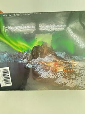 Northern Lights Norway Jigsaw Puzzle Aurora Borealis Scenic 1000 Piece NIB